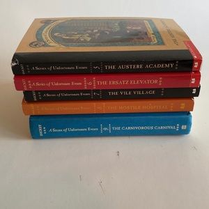 Lemony Snicket A Series of Unfortunate Events Book Lot
